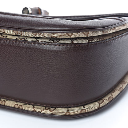 Gucci Monogram Large New Bamboo Top Handle Bag Brown 12 of 13