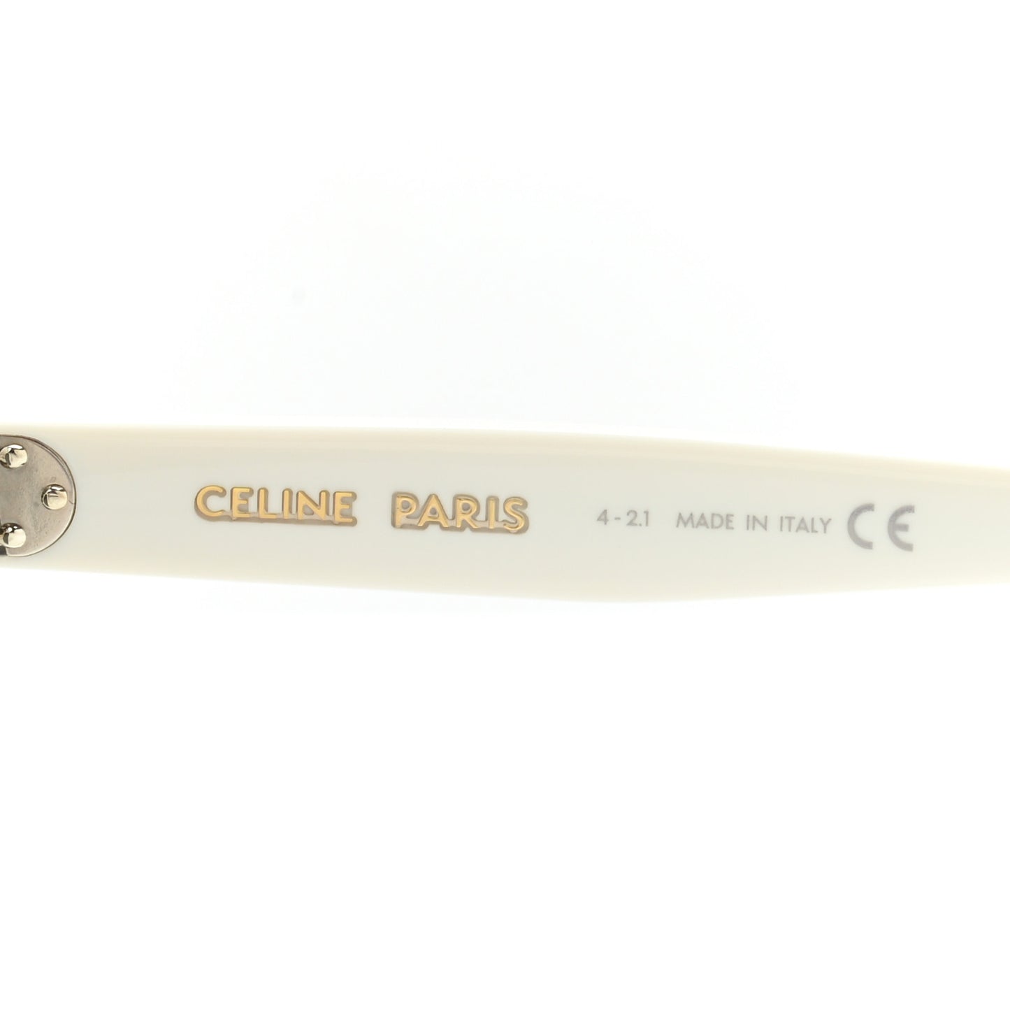 Acetate Cat Eye Sunglasses CL40187I White
