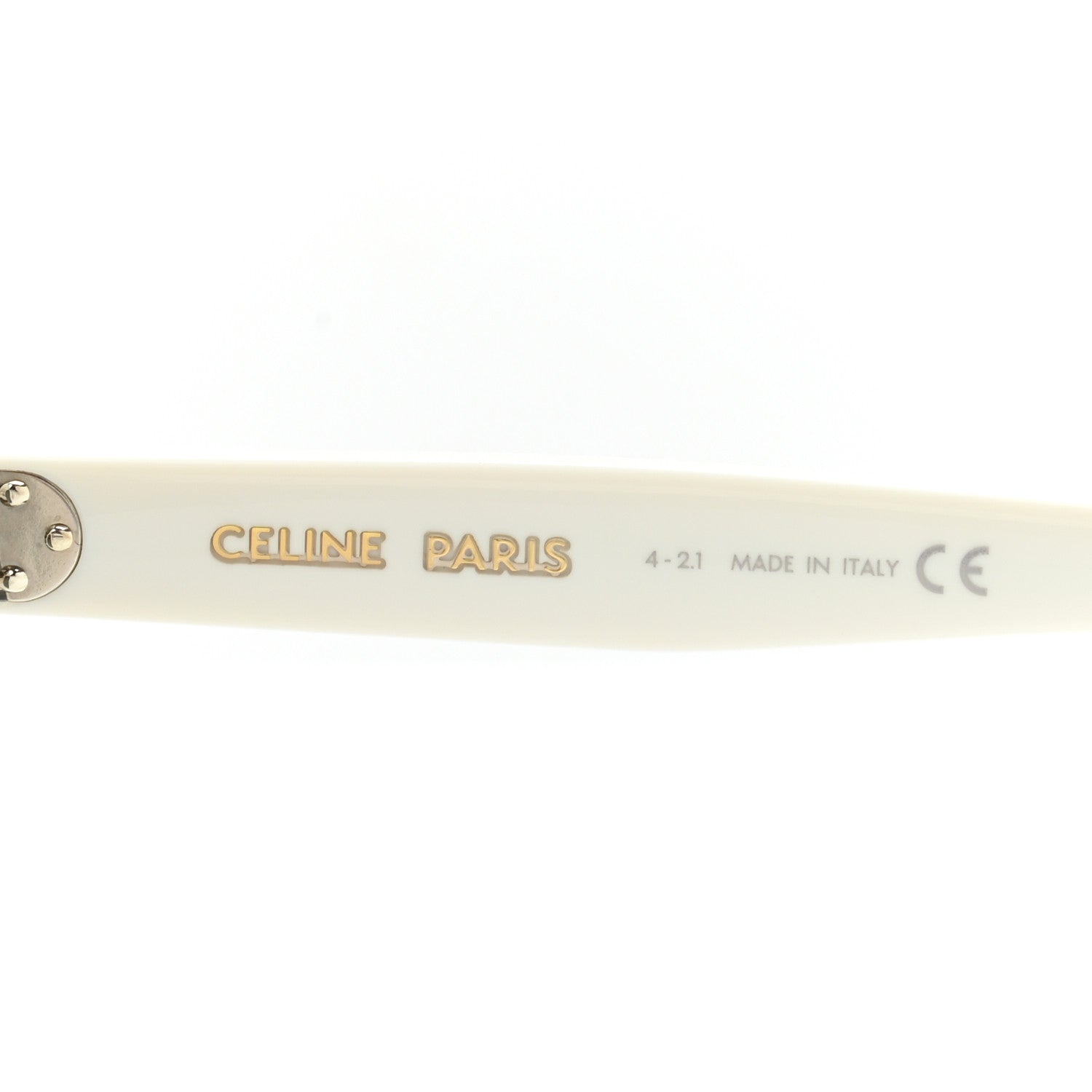 Celine Acetate Cat Eye Sunglasses CL40187I White 5 of 7