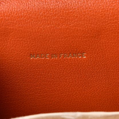 Chanel Goatskin Compact Double Sided Wallet Orange 7 of 12