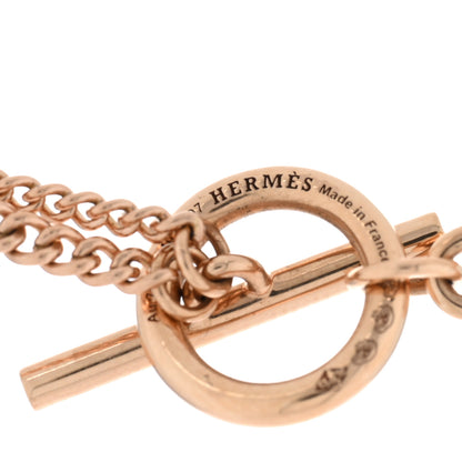 Hermes 18K Rose Gold Echappee Extra Long Necklace 4 of 5
