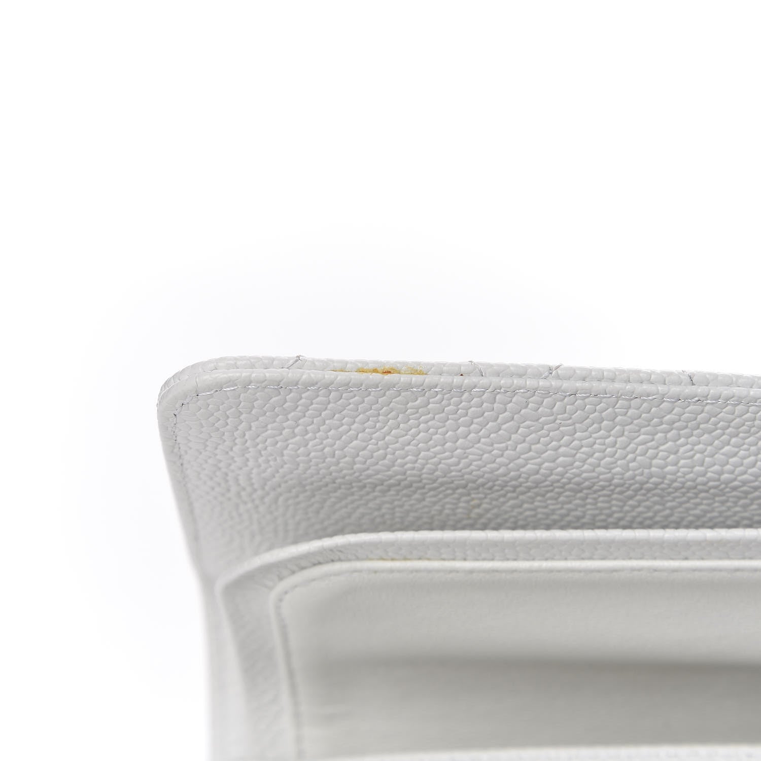 Chanel Caviar Quilted Medium Double Flap White 12 of 21