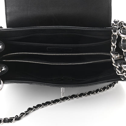 Chanel Patent Quilted Large Coco Shine Accordion Flap Black 4 of 10
