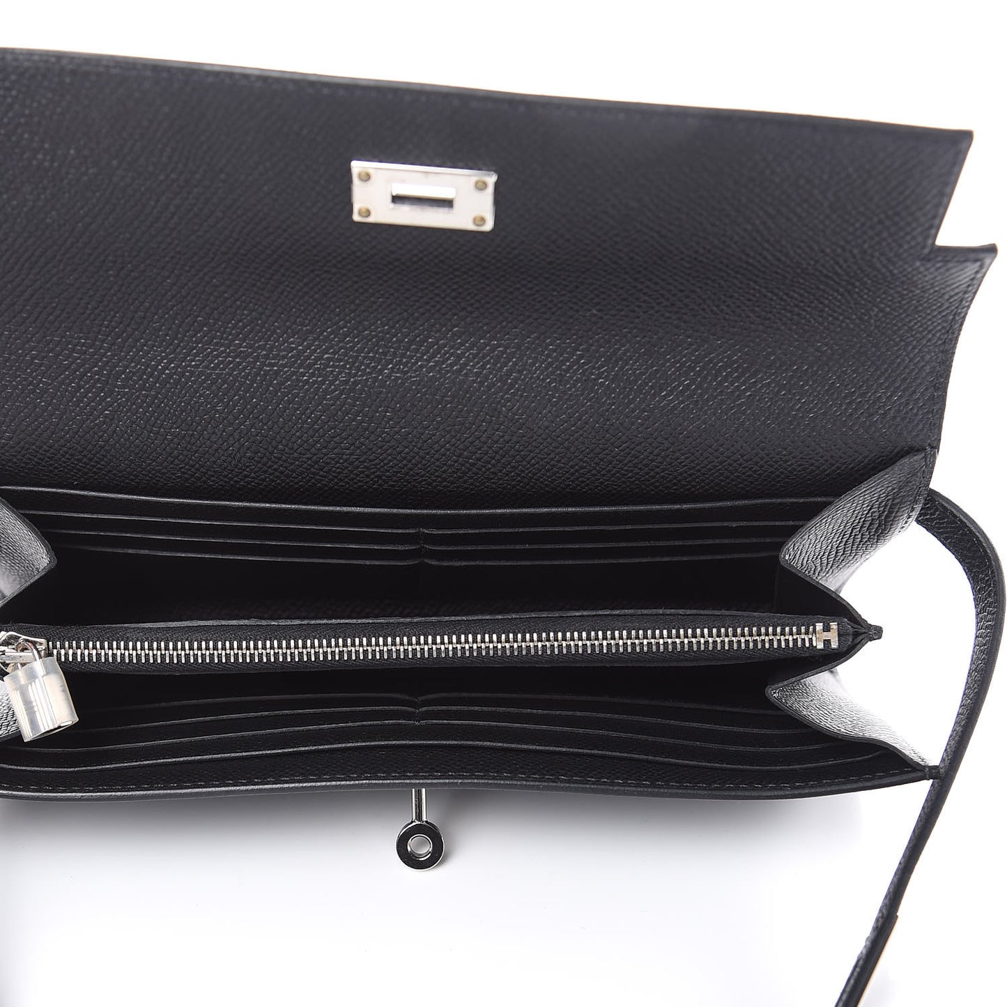 Epsom Kelly Longue Wallet Black