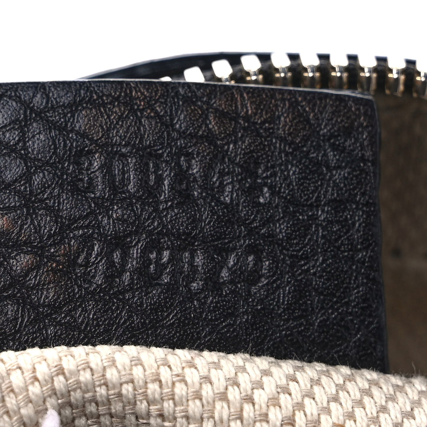 Pebbled Calfskin Small Soho Disco Bag Black