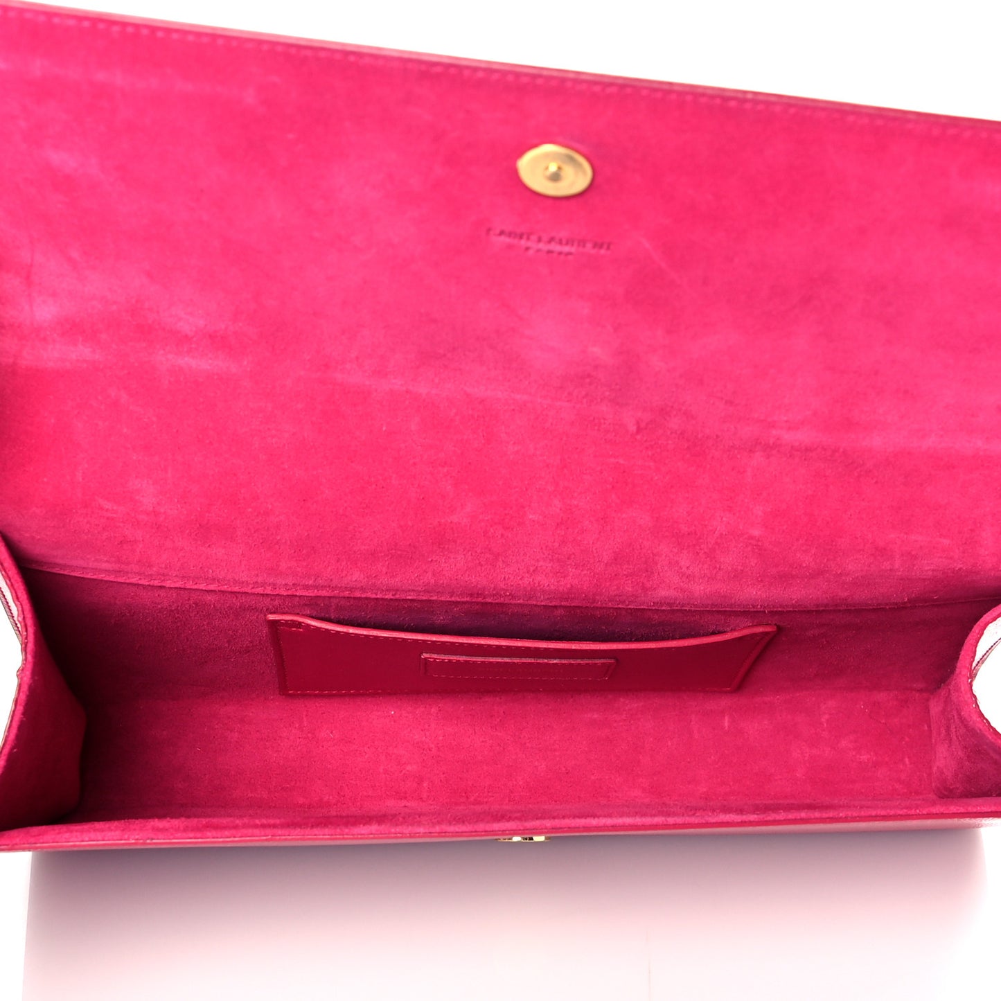 Calfskin Classic Monogram Cassandre Clutch Fuchsia