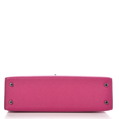 Hermes Epsom Mini Kelly Sellier 20 Rose Pourpre 6 of 23
