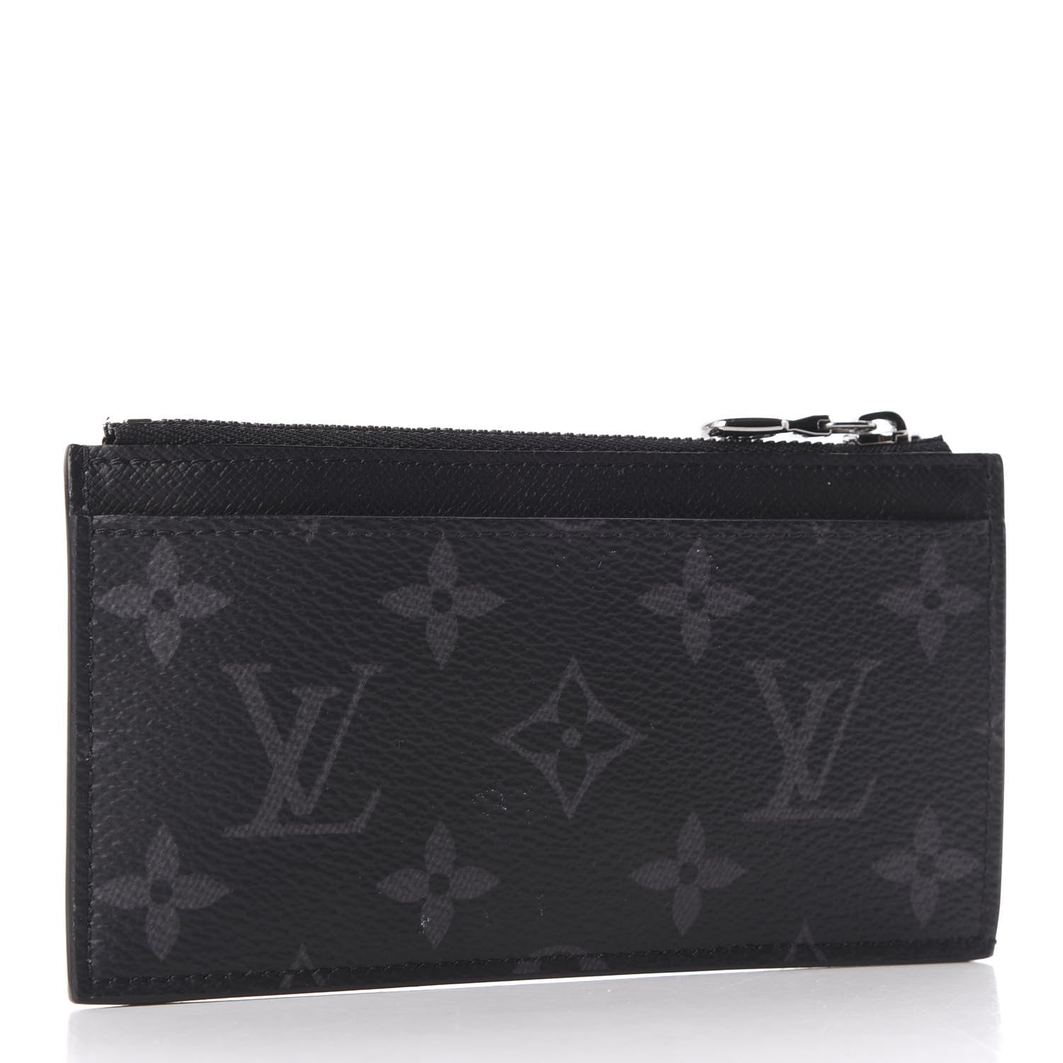 Louis Vuitton Reverse Monogram Eclipse Taiga Coin Card Holder 3 of 9