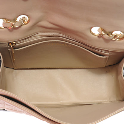 Chanel Lambskin and Patent Chocolate Bar Flap Beige 5 of 7