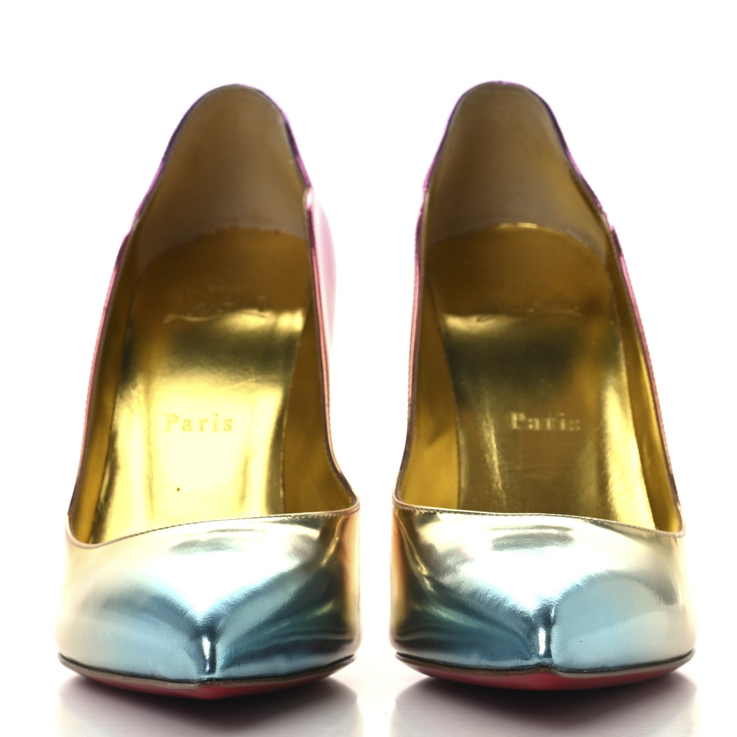 Specchio Boreal Hot Chick 100 Pumps 39.5 Multicolor Gold