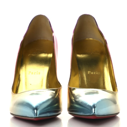 Christian Louboutin Specchio Boreal Hot Chick 100 Pumps 39.5 Multicolor Gold 3 of 8