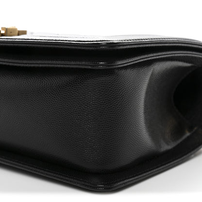 Chanel Caviar Quilted Medium Boy Flap Black 10 of 11