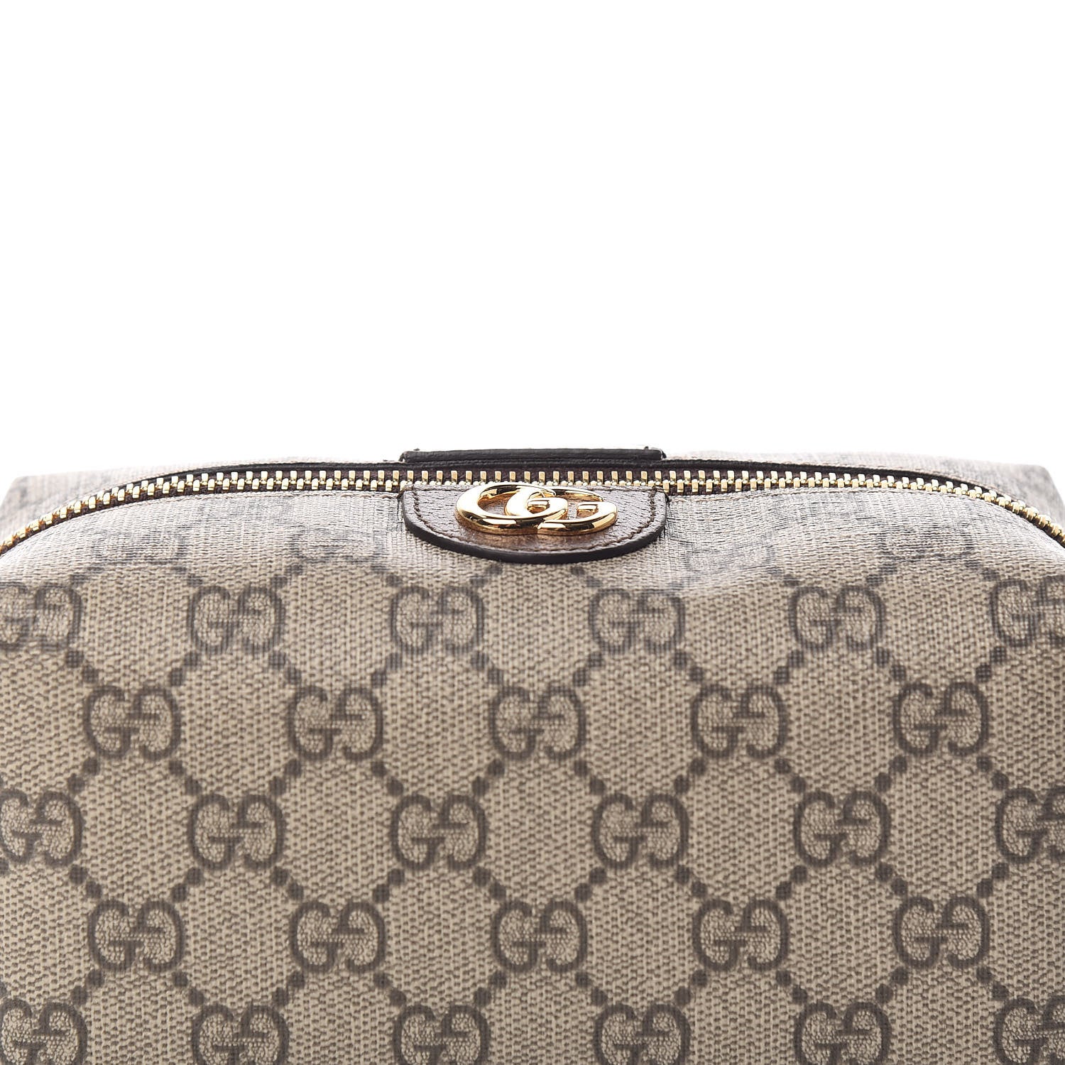 Gucci Soft GG Supreme Monogram Calfskin Medium Ophidia Cosmetic Case Beige Ebony New Acero 7 of 10