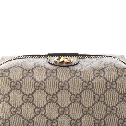 Gucci Soft GG Supreme Monogram Calfskin Medium Ophidia Cosmetic Case Beige Ebony New Acero 7 of 10