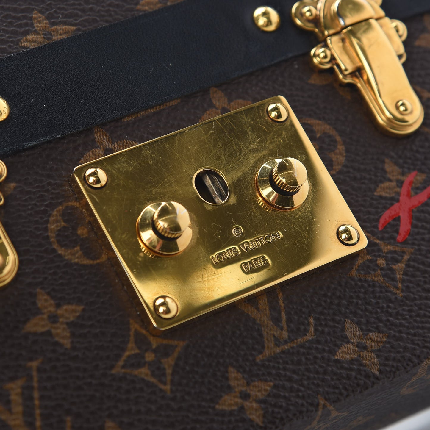 Monogram Petite Malle Black