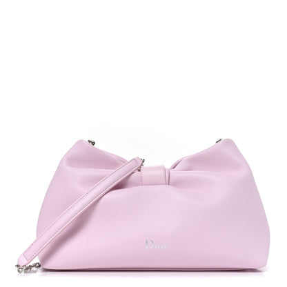 Christian Dior Lambskin Small Bow Bag Rose Songe 1 of 10