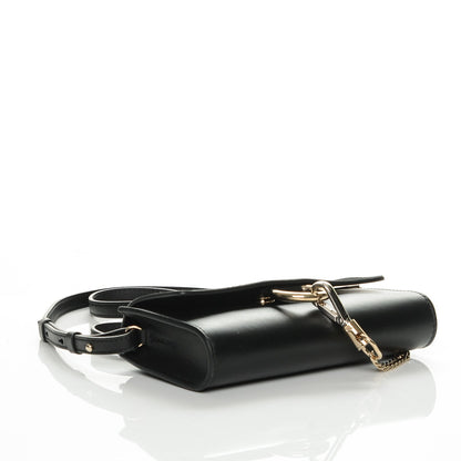 Chloe Suede Calfskin Mini Faye Shoulder Bag Black 4 of 6