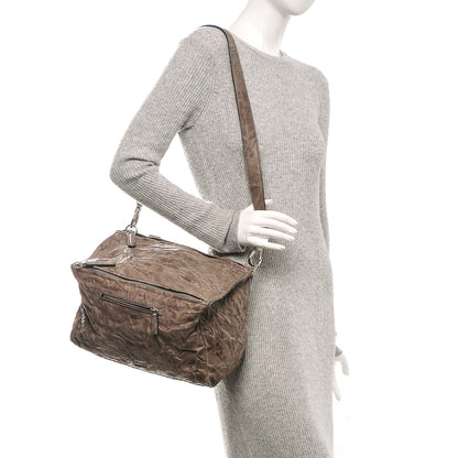 Givenchy Tumbled Sheepskin Medium Pandora Charcoal 2 of 7