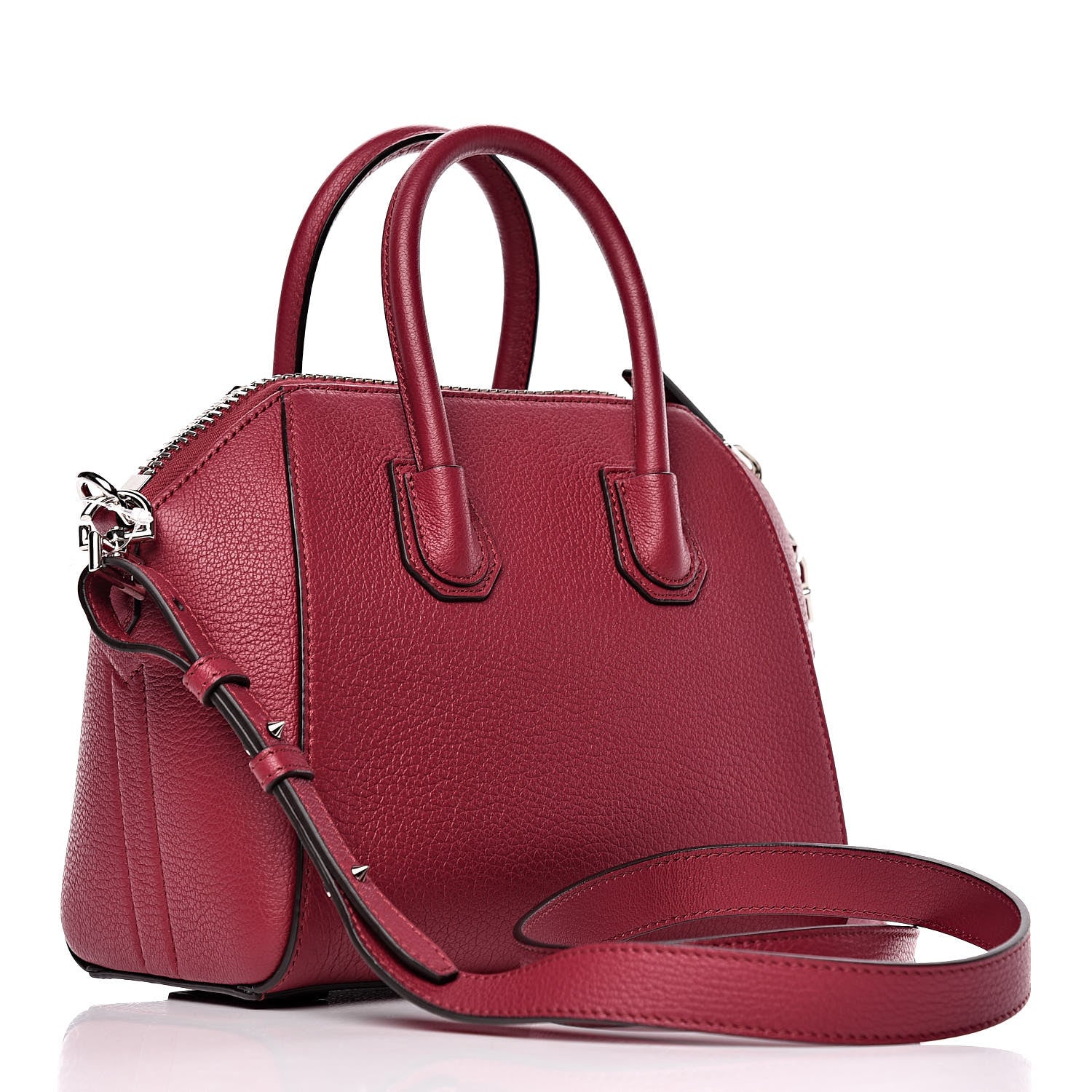 Givenchy Sugar Goatskin Mini Antigona Fig Pink 3 of 11