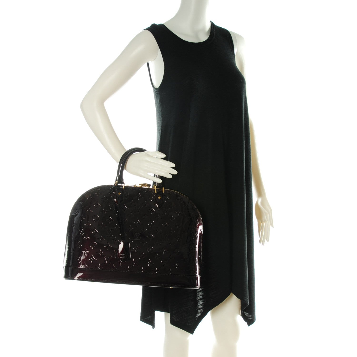 Louis Vuitton Vernis Alma GM Amarante 2 of 7
