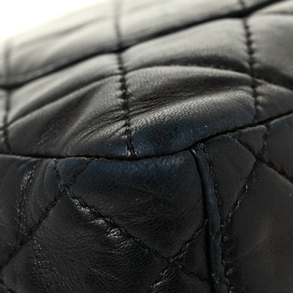 Chanel Washed Lambskin Quilted Maxi Single Flap Black 9 of 24