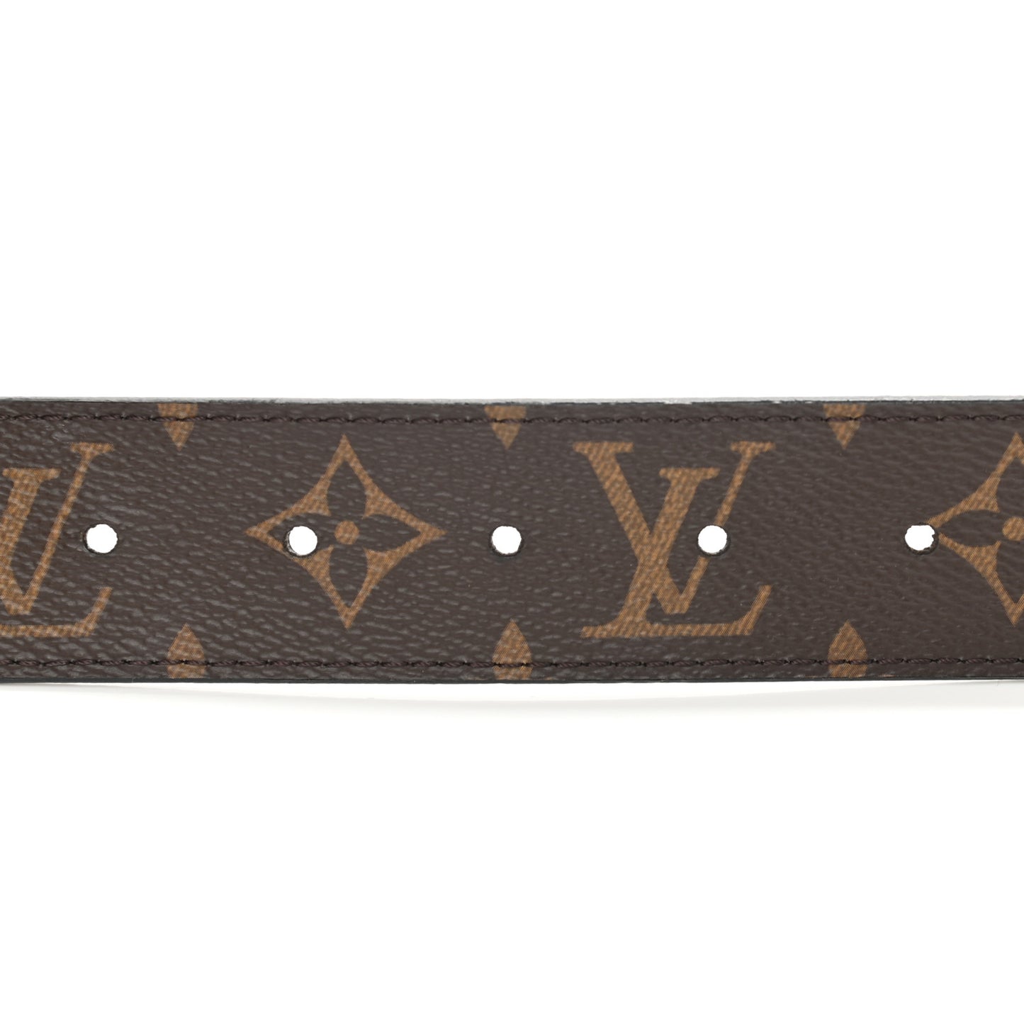 Monogram Epi 35mm LV Circle Reversible Belt 85 34 Black