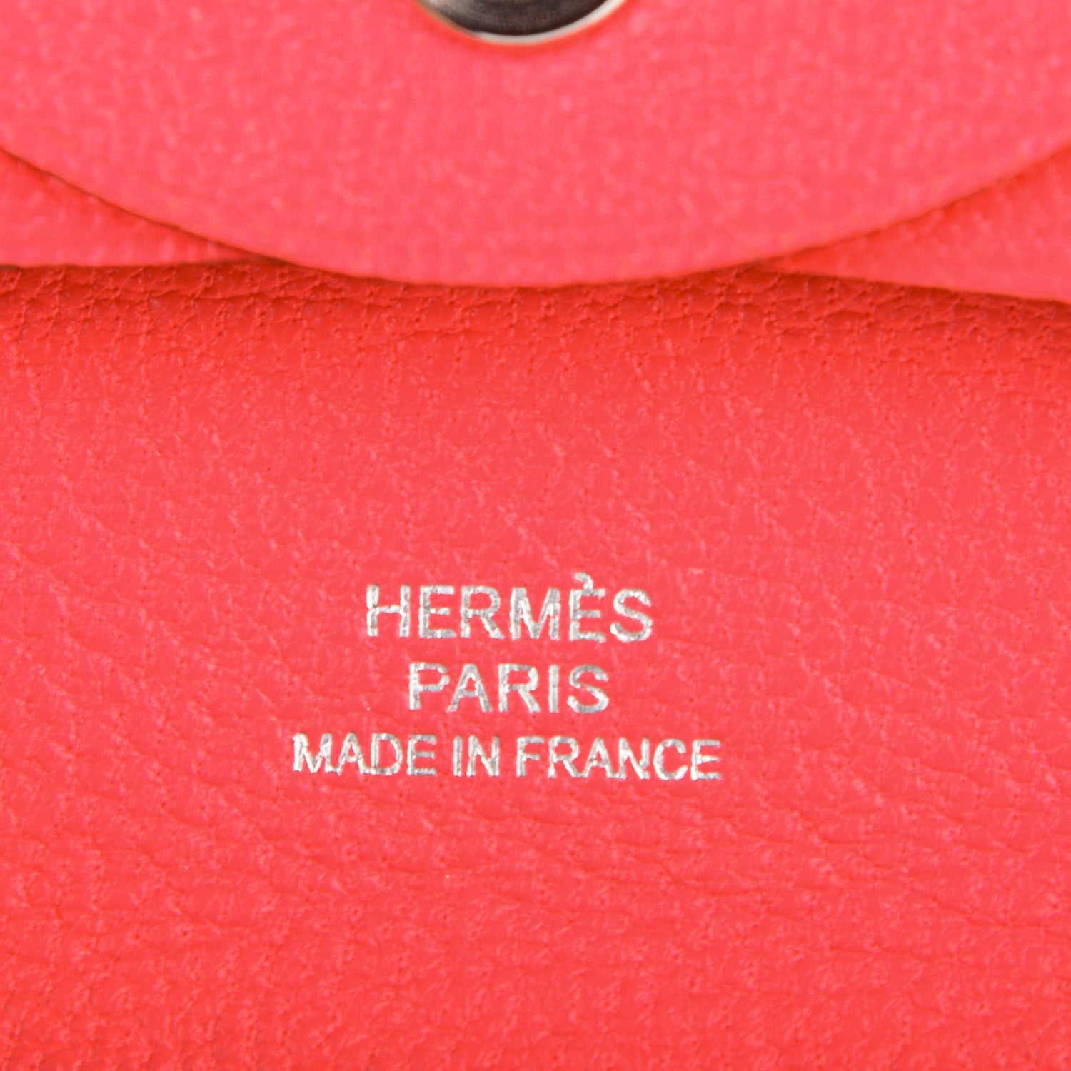 Hermes Chevre Mysore Bastia Coin Purse Rose Azalee 5 of 7