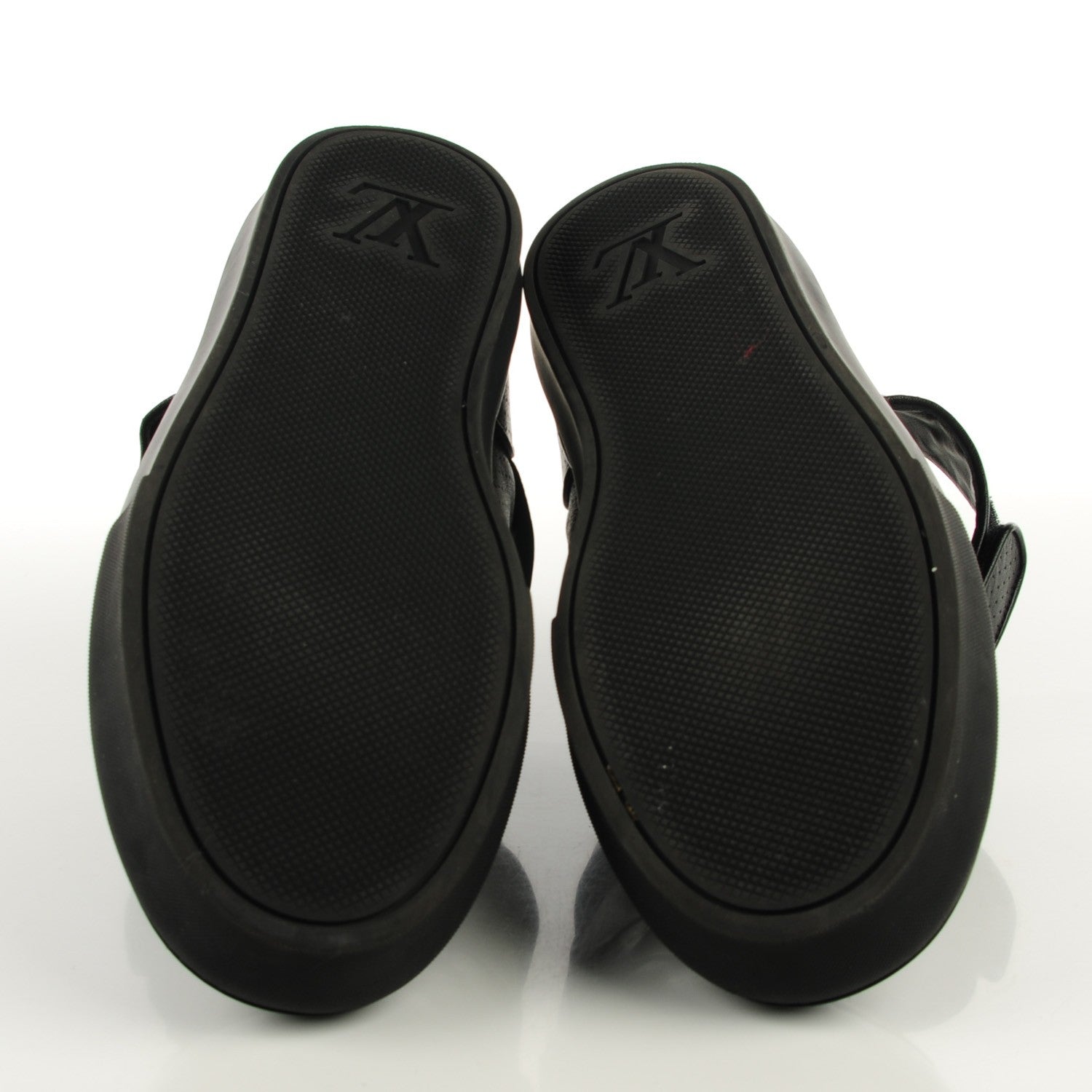 Louis Vuitton Perforated Leather Acapulco Mens Sneakers 14 Black 5 of 8