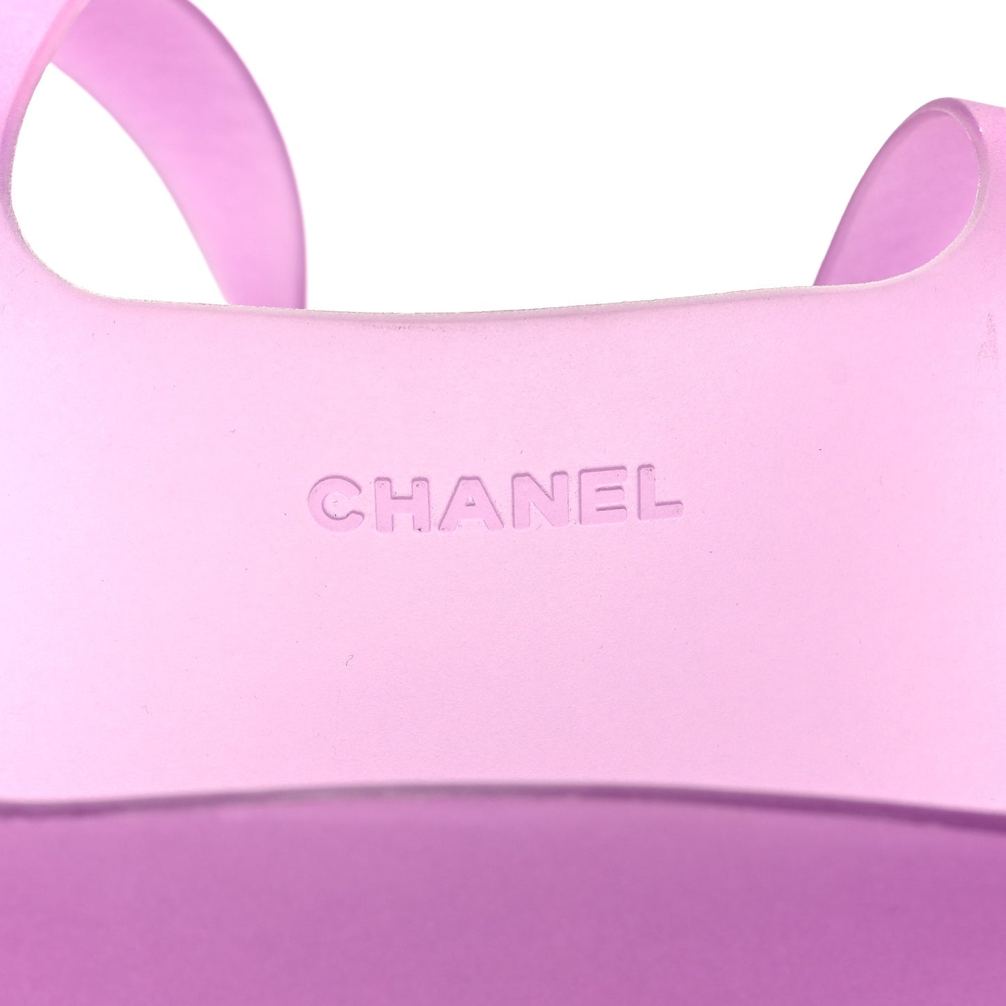 Jelly Rubber Tote Purple