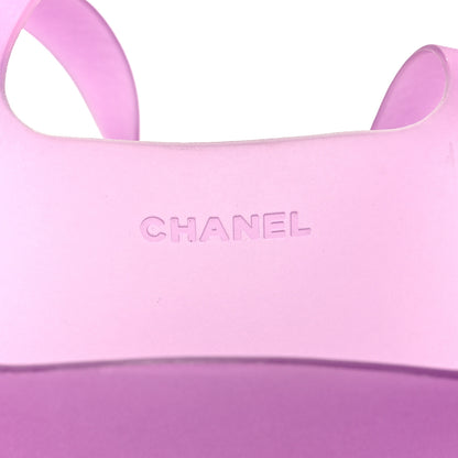 Chanel Jelly Rubber Tote Purple 6 of 11