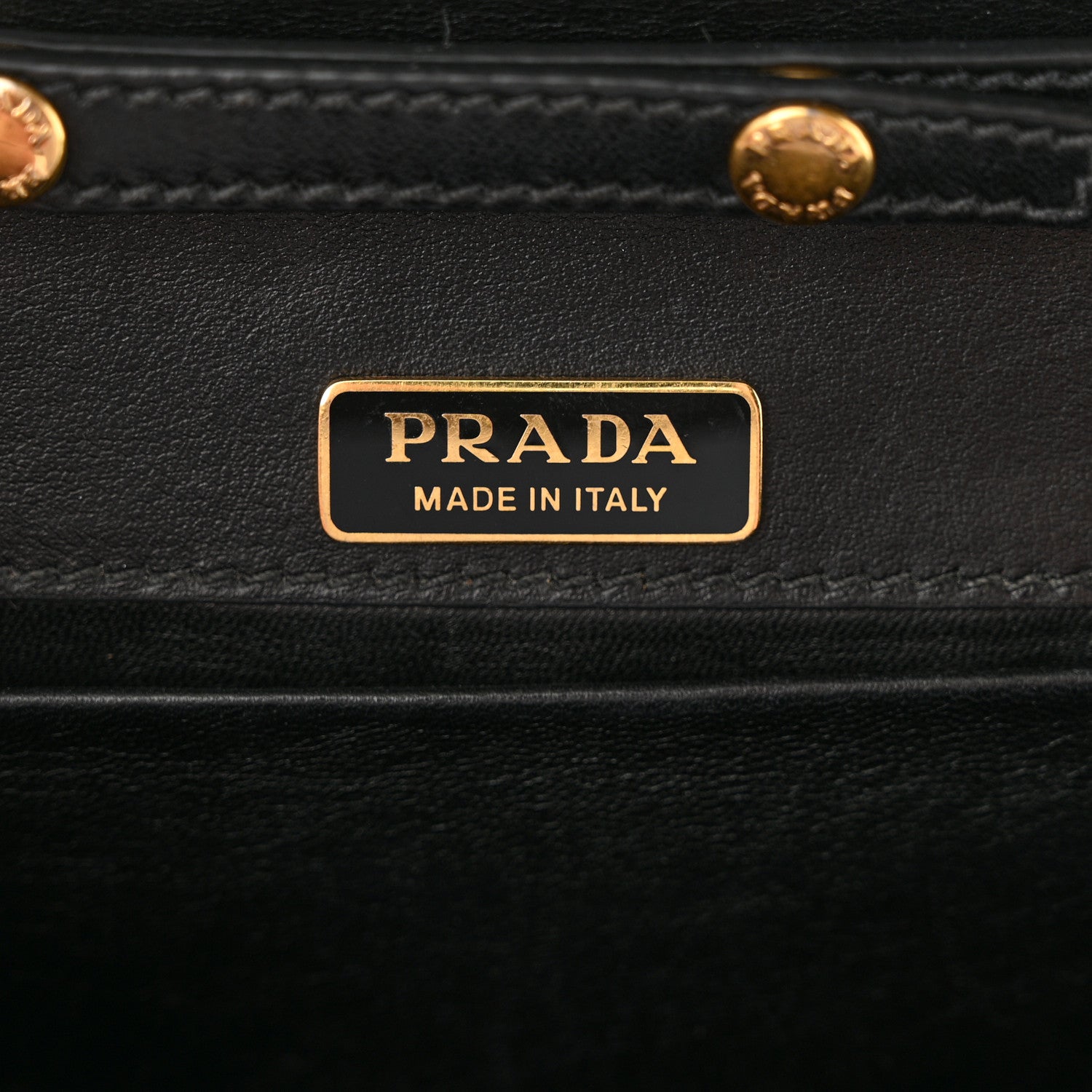 Prada City Calf Saffiano Cahier Astrology Bag Black 6 of 11