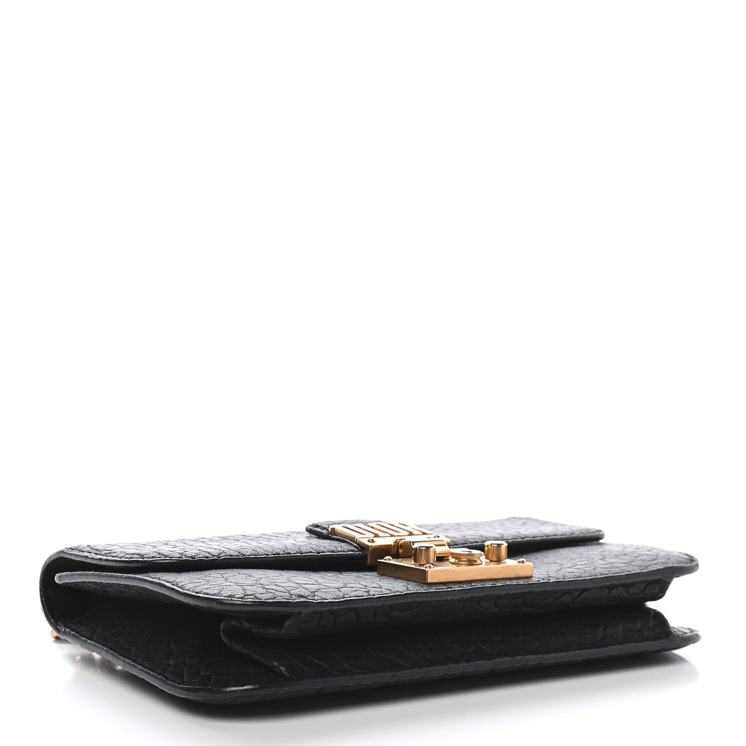 Christian Dior Canyon Grained Lambskin Large Dioraddict Flap Bag Black 4 of 10