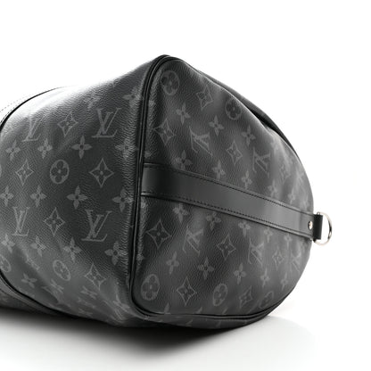 Louis Vuitton Monogram Eclipse Keepall Bandouliere 45 8 of 8