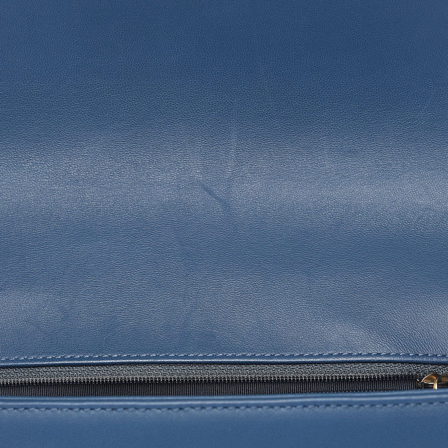 Lambskin Quilted New Medium Boy Flap Blue