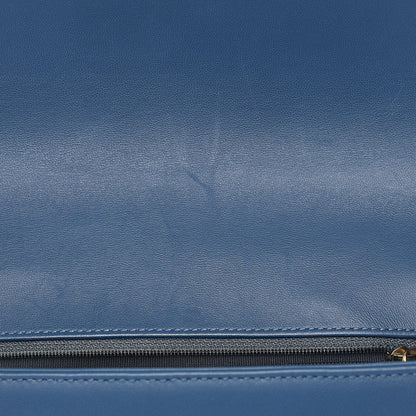 Chanel Lambskin Quilted New Medium Boy Flap Blue 9 of 14