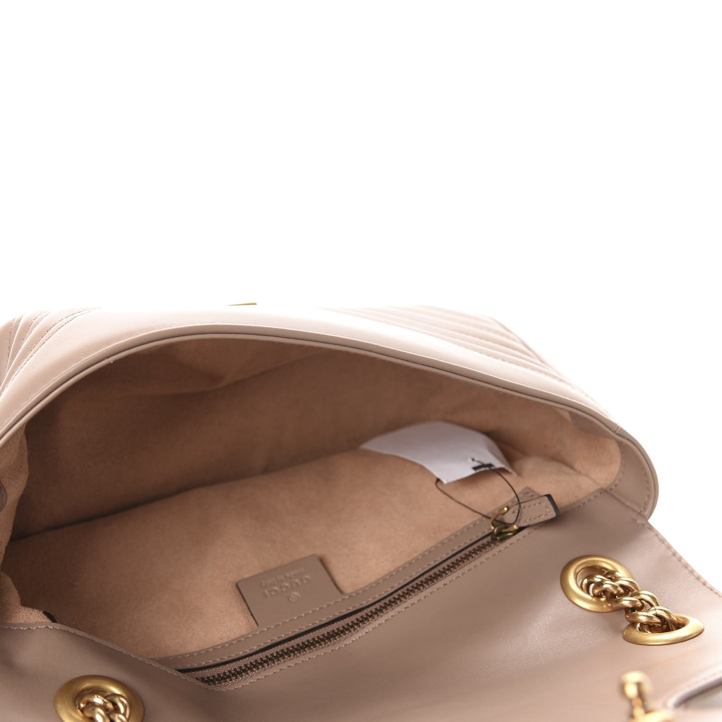 Calfskin Matelasse Small GG Marmont Shoulder Bag Porcelain Rose