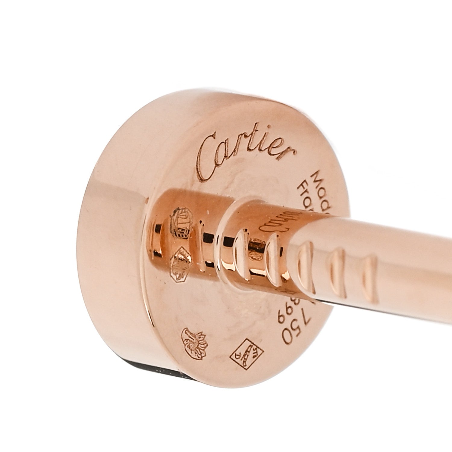 Cartier 18K Pink Gold Small Juste Un Clou Tie Pin 4 of 6