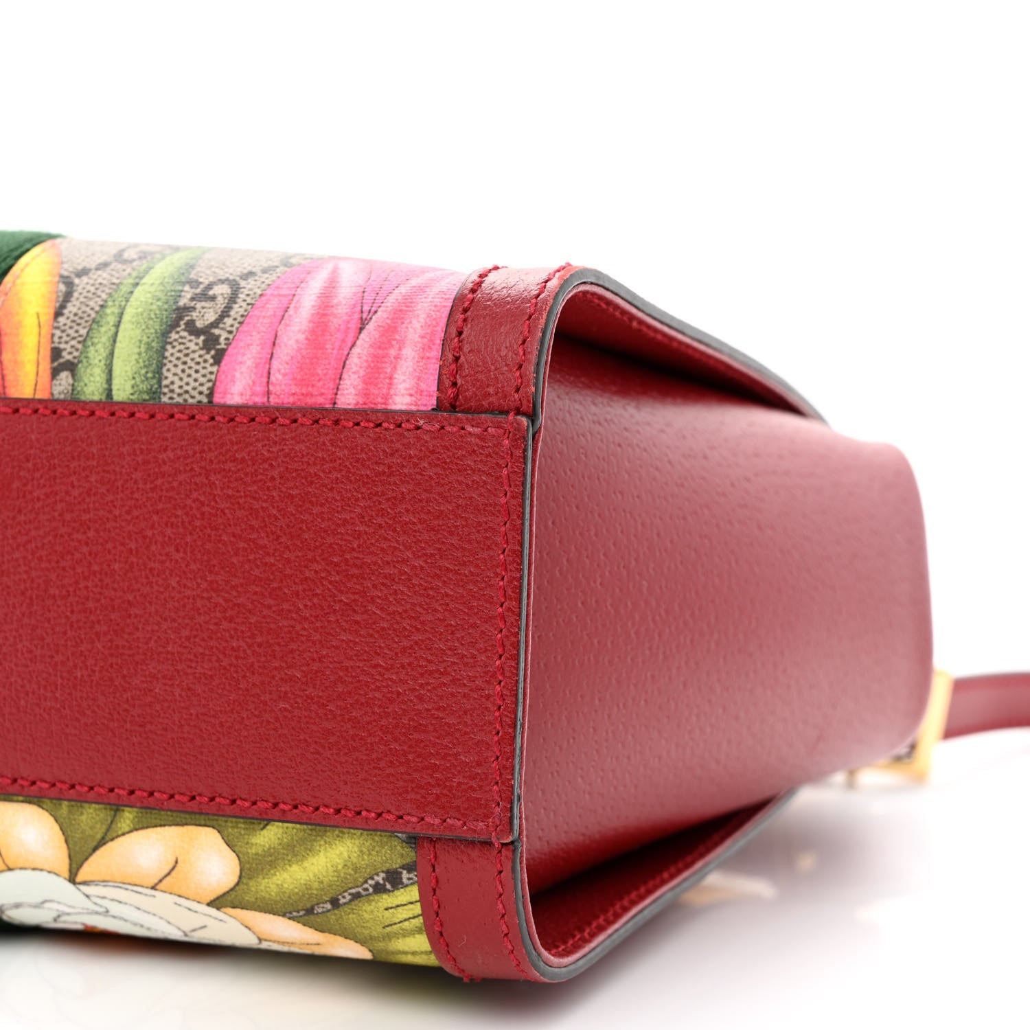 Gucci Monogram Shoulder Bag Red 10 of 11