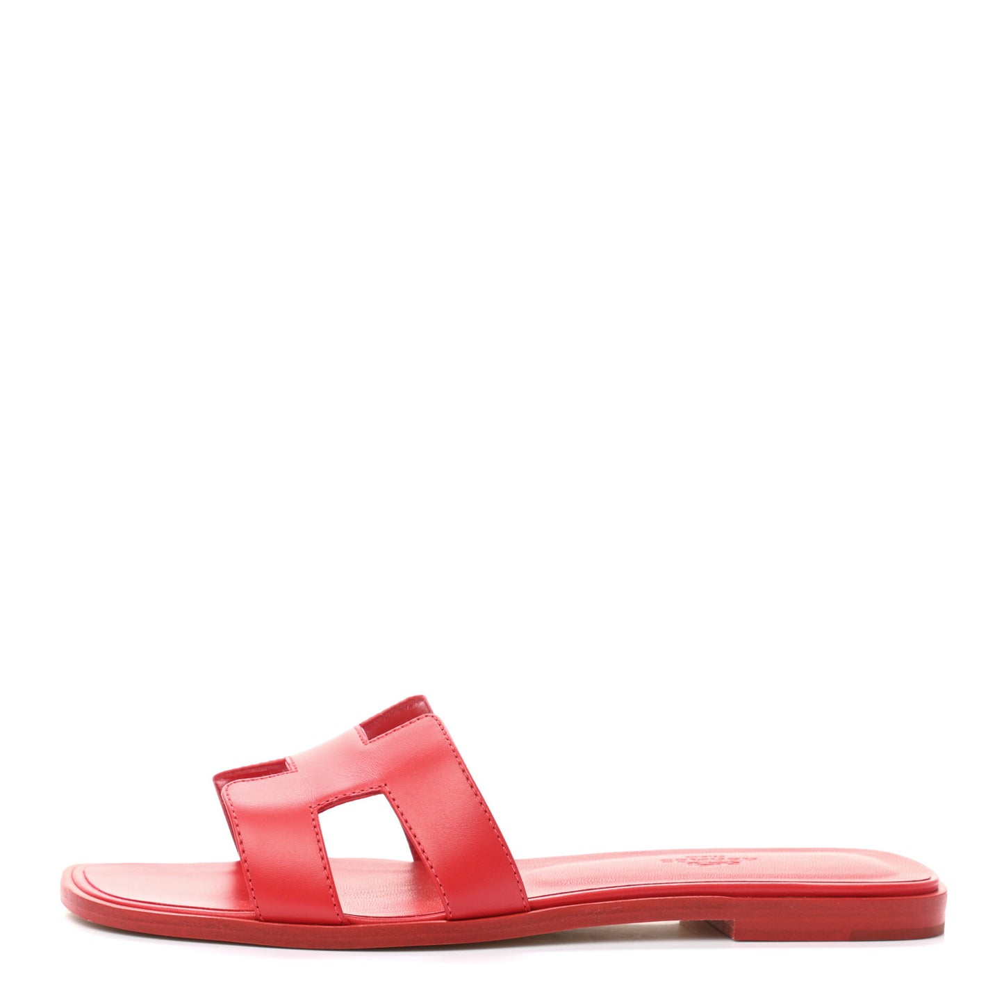 Calfskin Oran Sandals 39.5 Rouge Bali