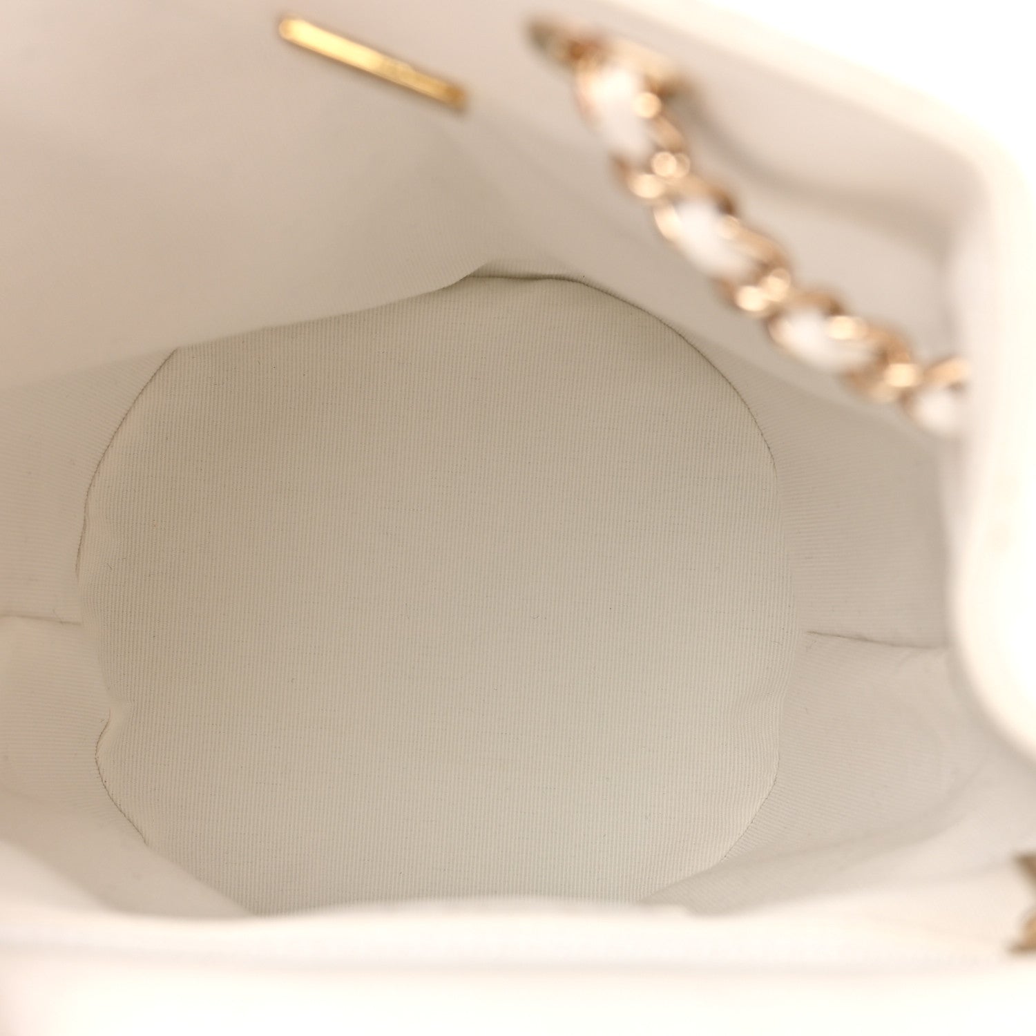 Chanel Caviar Quilted Pockets Backpack White 5 of 13