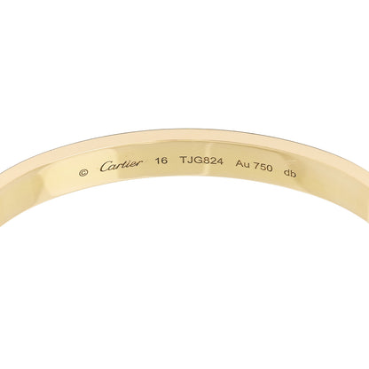 Cartier 18K Yellow Gold LOVE Bracelet 16 6 of 9