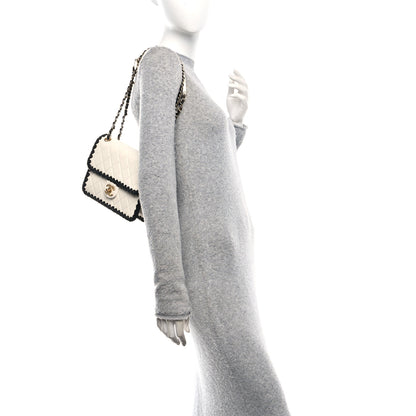 Chanel Braided Calfskin Small My Own Frame Flap White 2 of 10