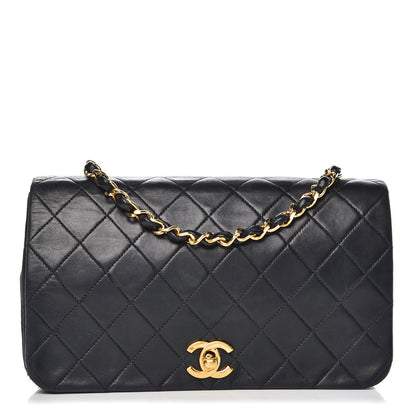 Chanel Lambskin Quilted Small Single Flap Black 1 of 19