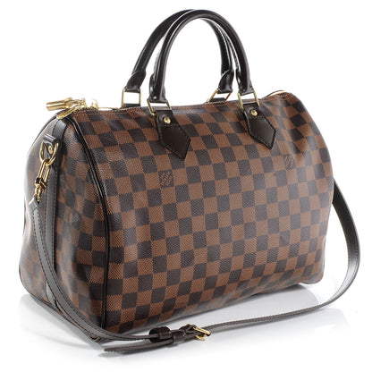 Louis Vuitton Damier Ebene Speedy Bandouliere 30 3 of 8