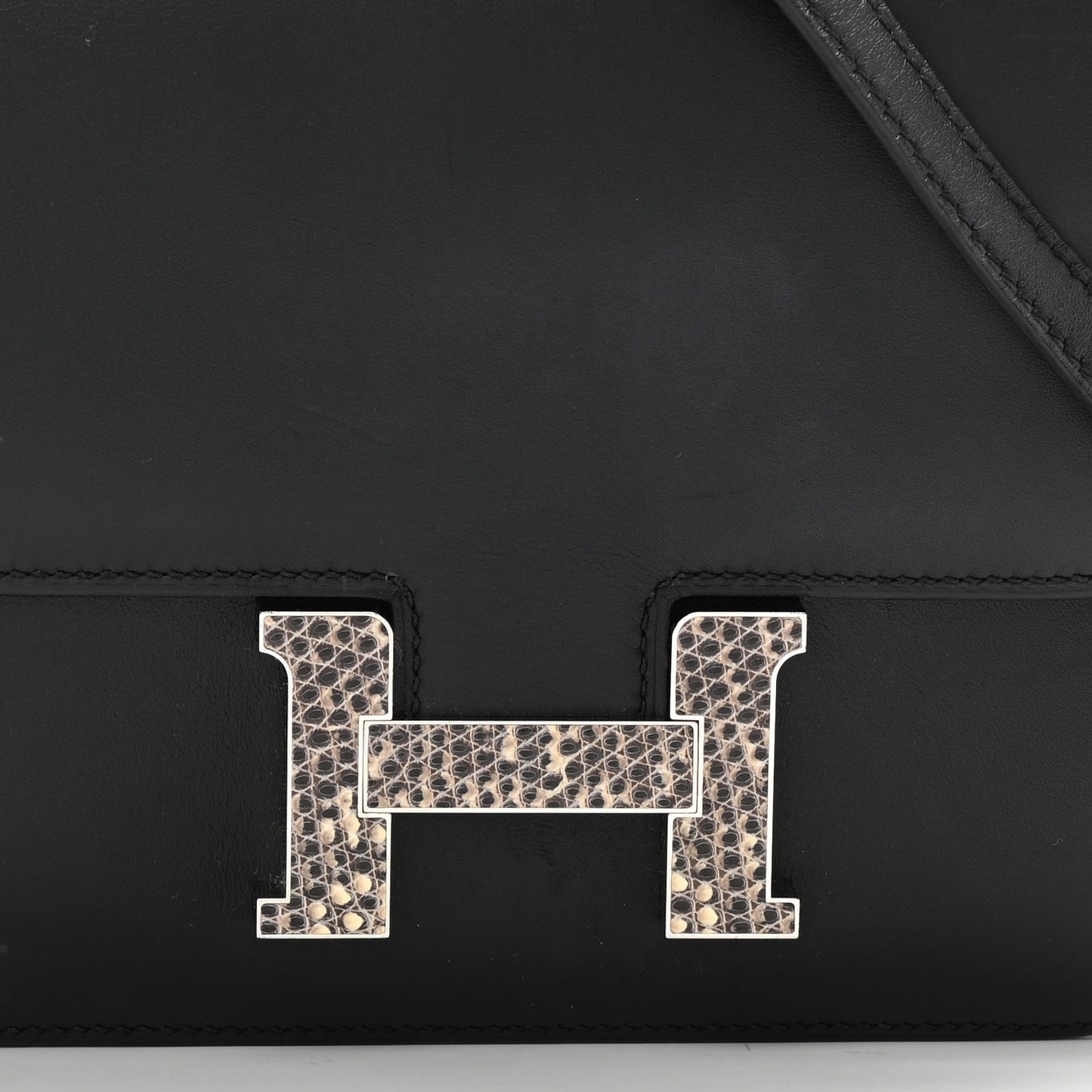 Veau Monsieur Lizard Constance 18 Black Ombre