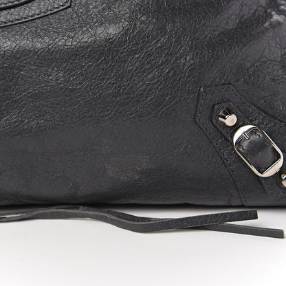 Balenciaga Agneau Classic Silver Hardware City Gris Fossile Anthracite 8 of 10
