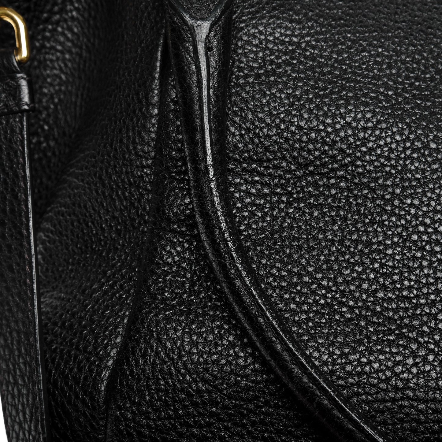 Deerskin Shoulder Bag Black