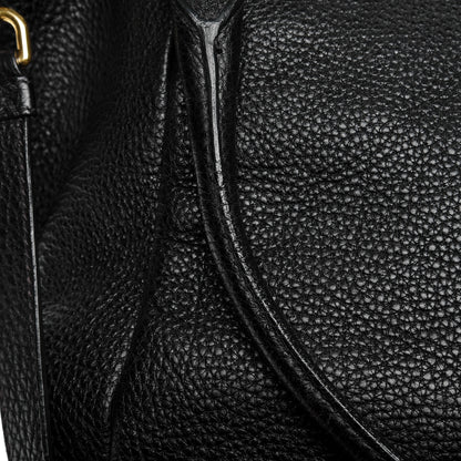 Prada Deerskin Shoulder Bag Black 15 of 15