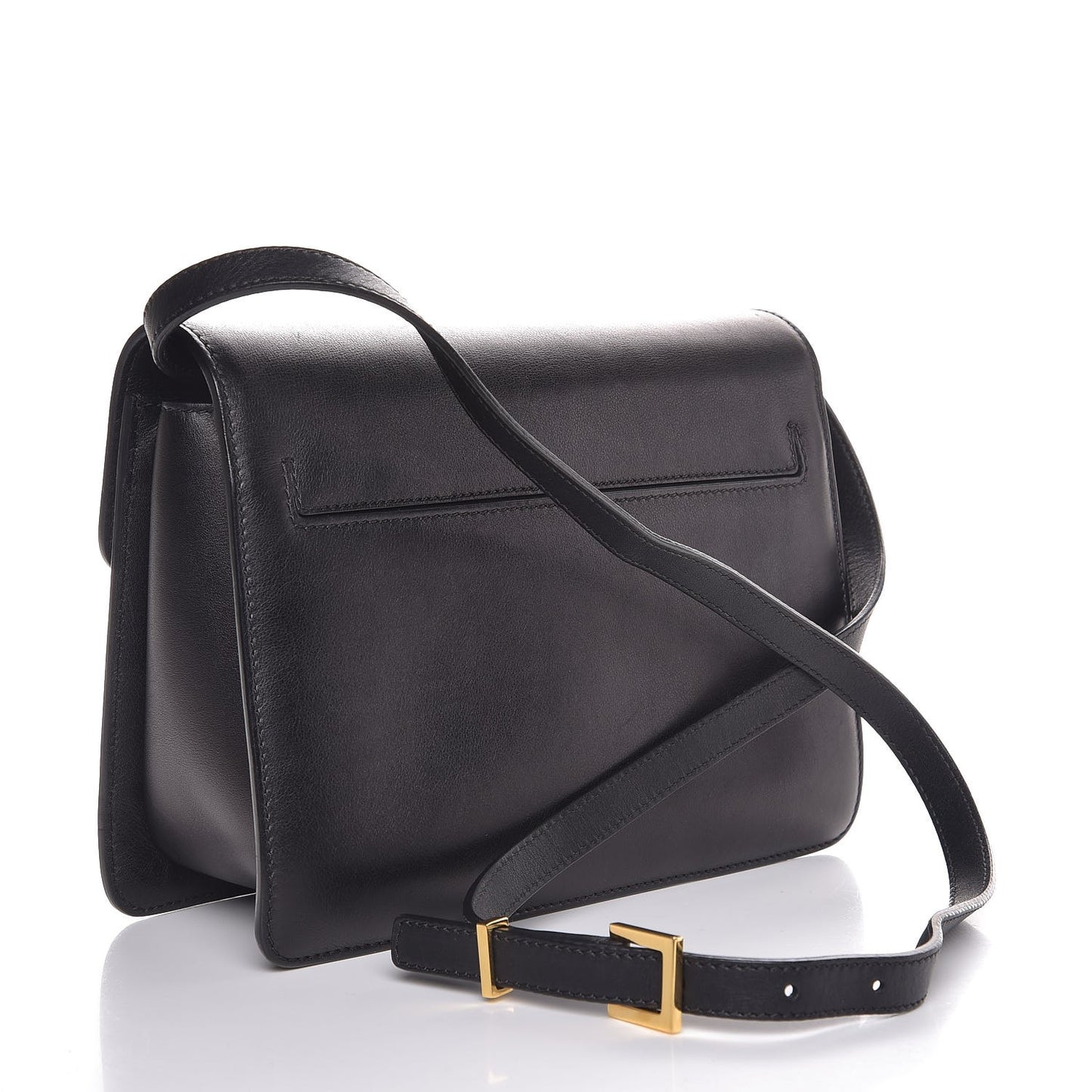 Calfskin Medium Sienna Crossbody Bag Black