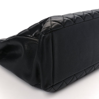 Chanel Caviar Quilted Grand Shopping Tote GST Black 8 of 10